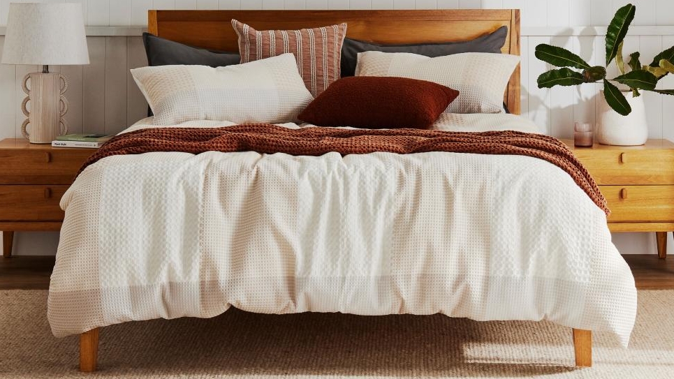 Linen House Baleares Vanilla Quilt Cover Set 