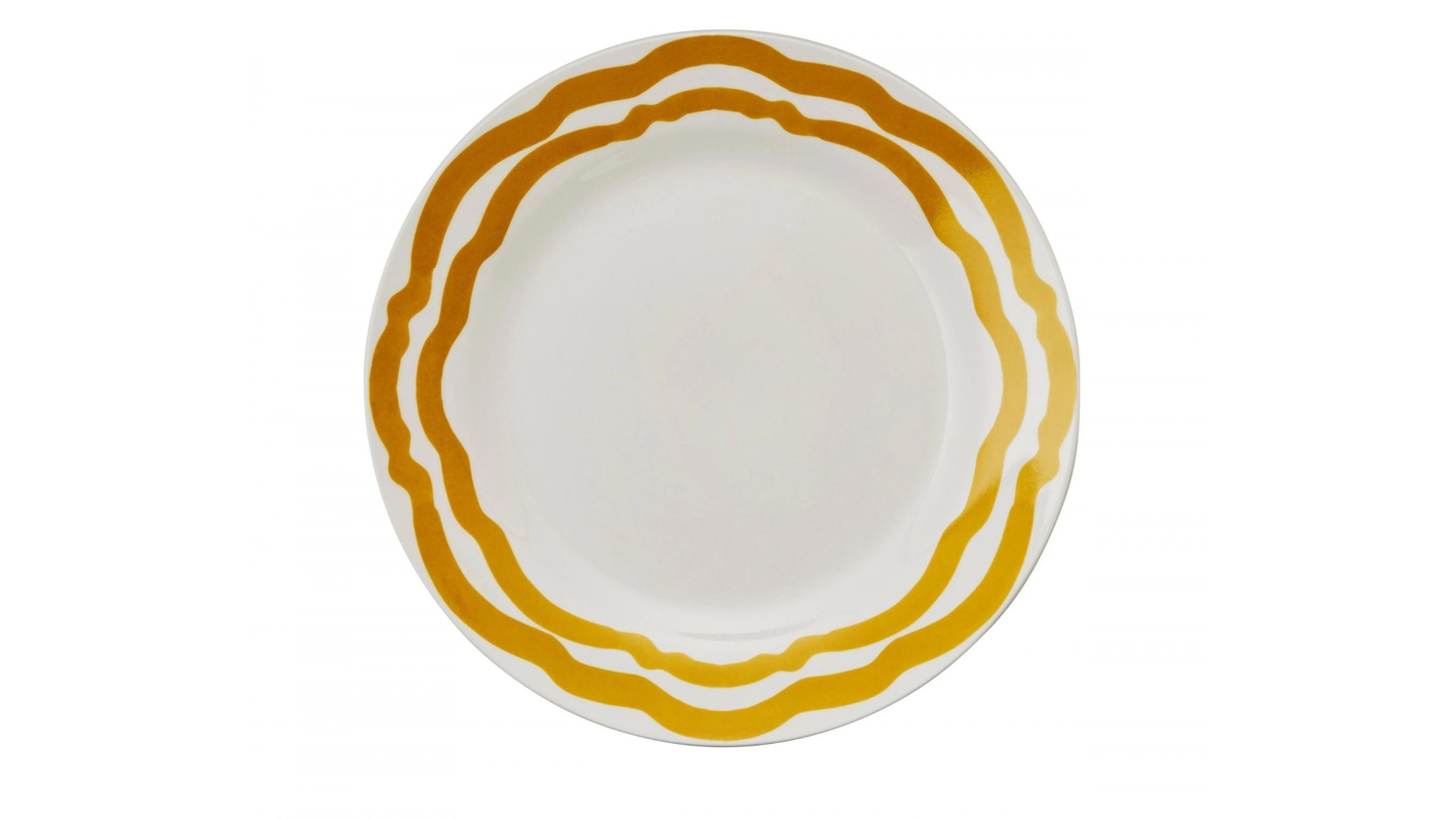 Porto La Mer Round Platter in Dijon