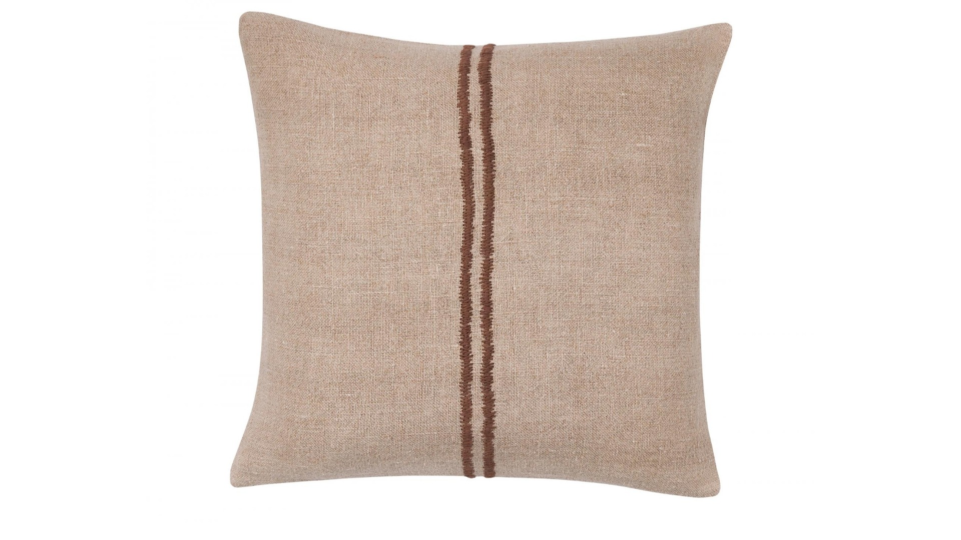 Orion Cushion in Natural/Chocolate