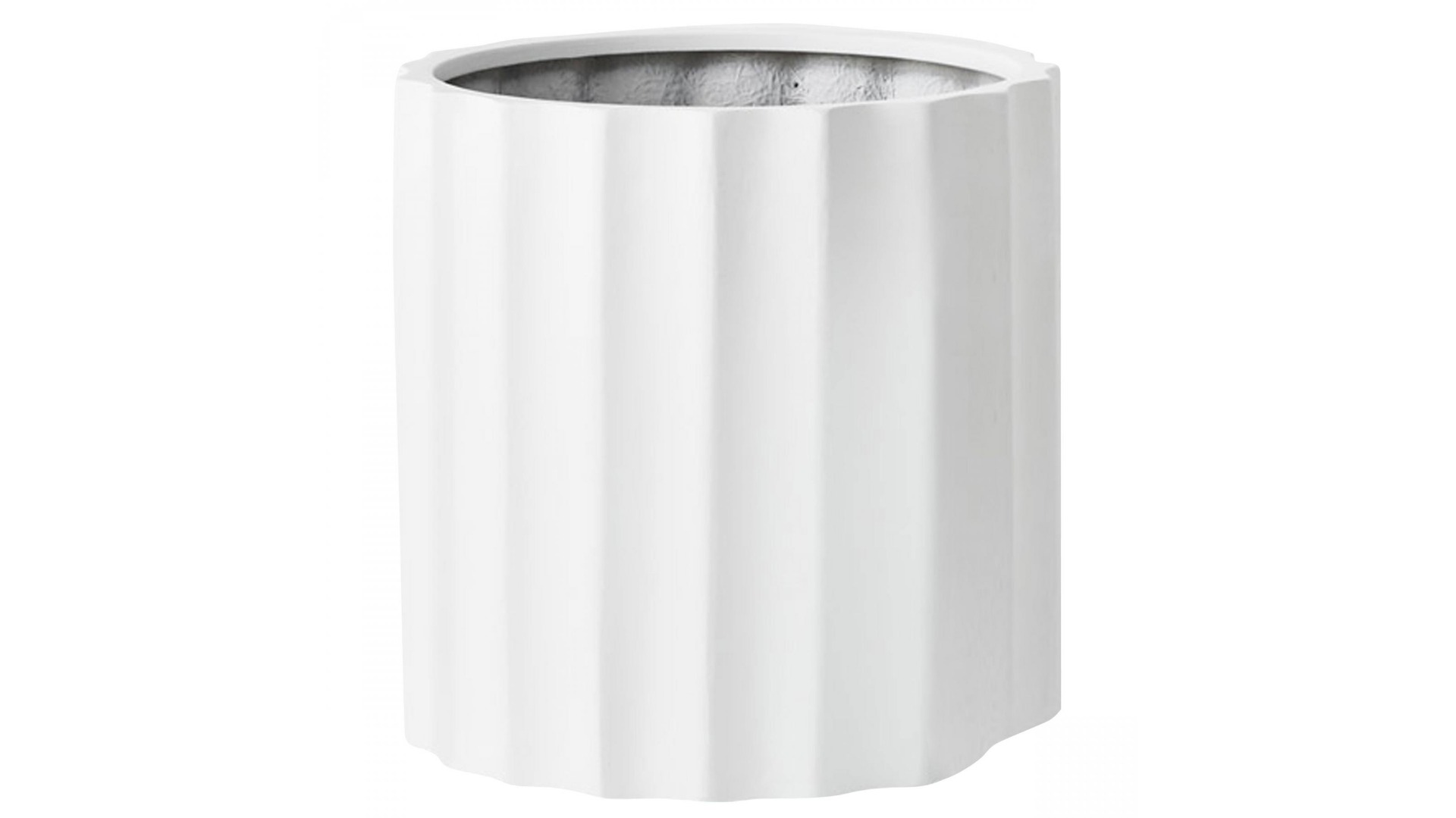 Parko Short Pot in White - Large