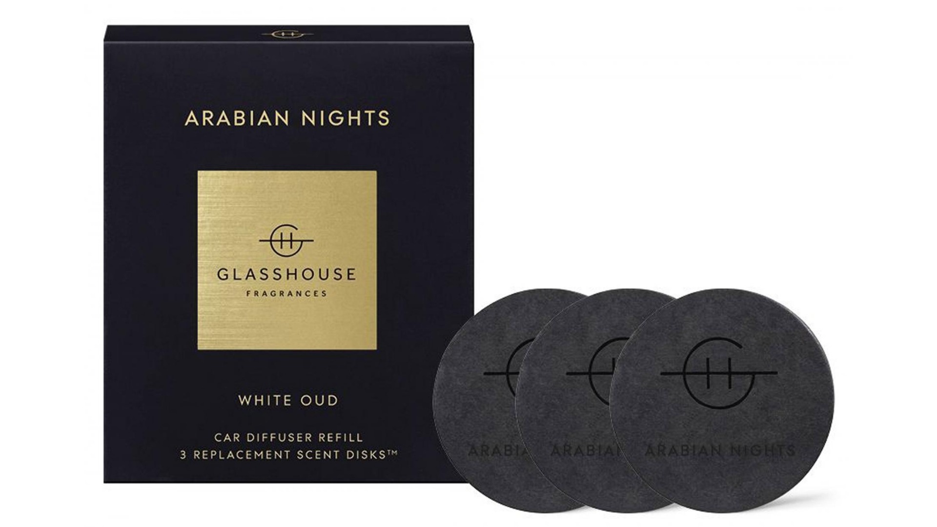 Glasshouse Replacement  Scent Disks for Car Diffisuer - Arabian Nights