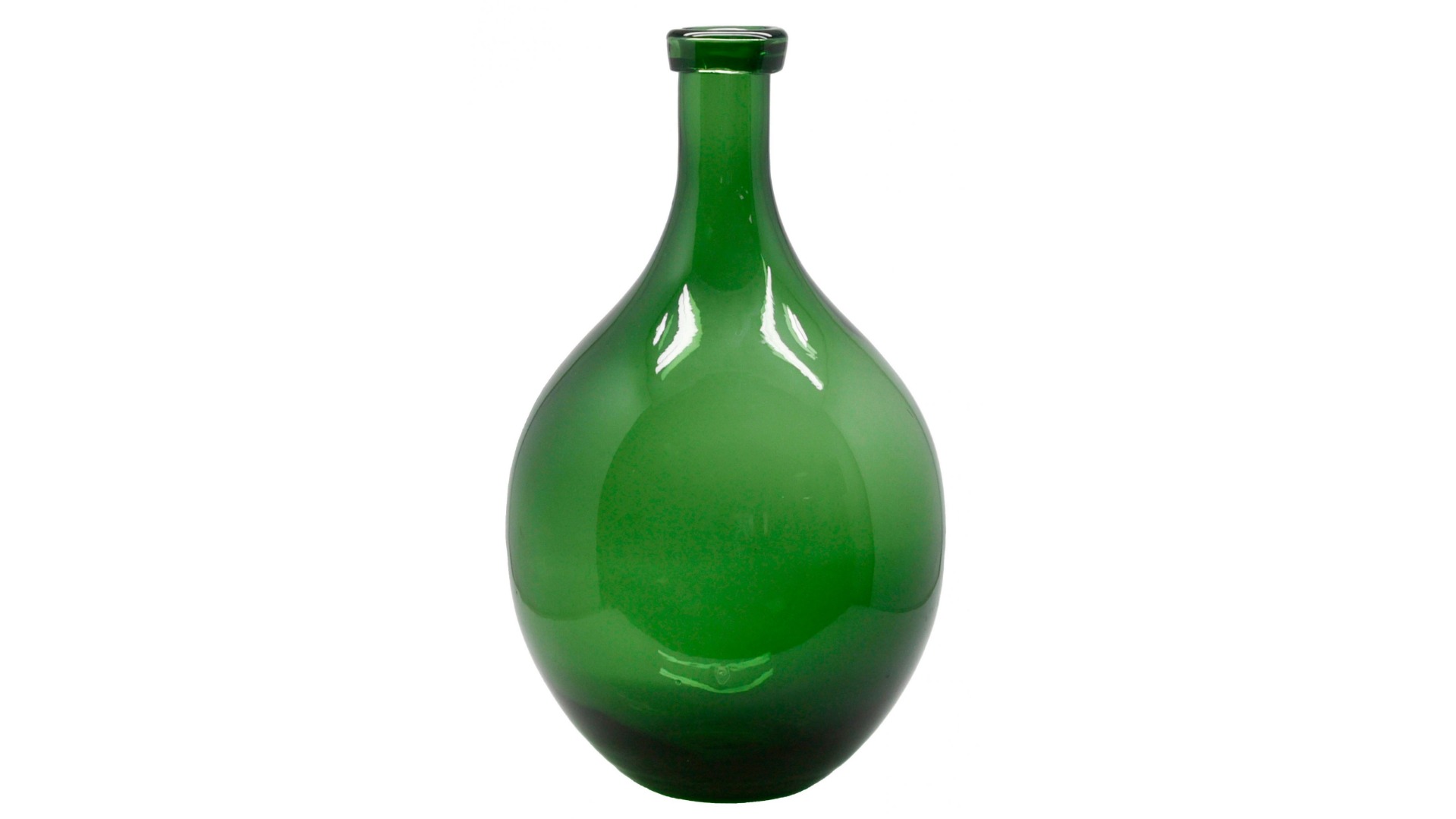 Fritz Large Bottle Vase in Green