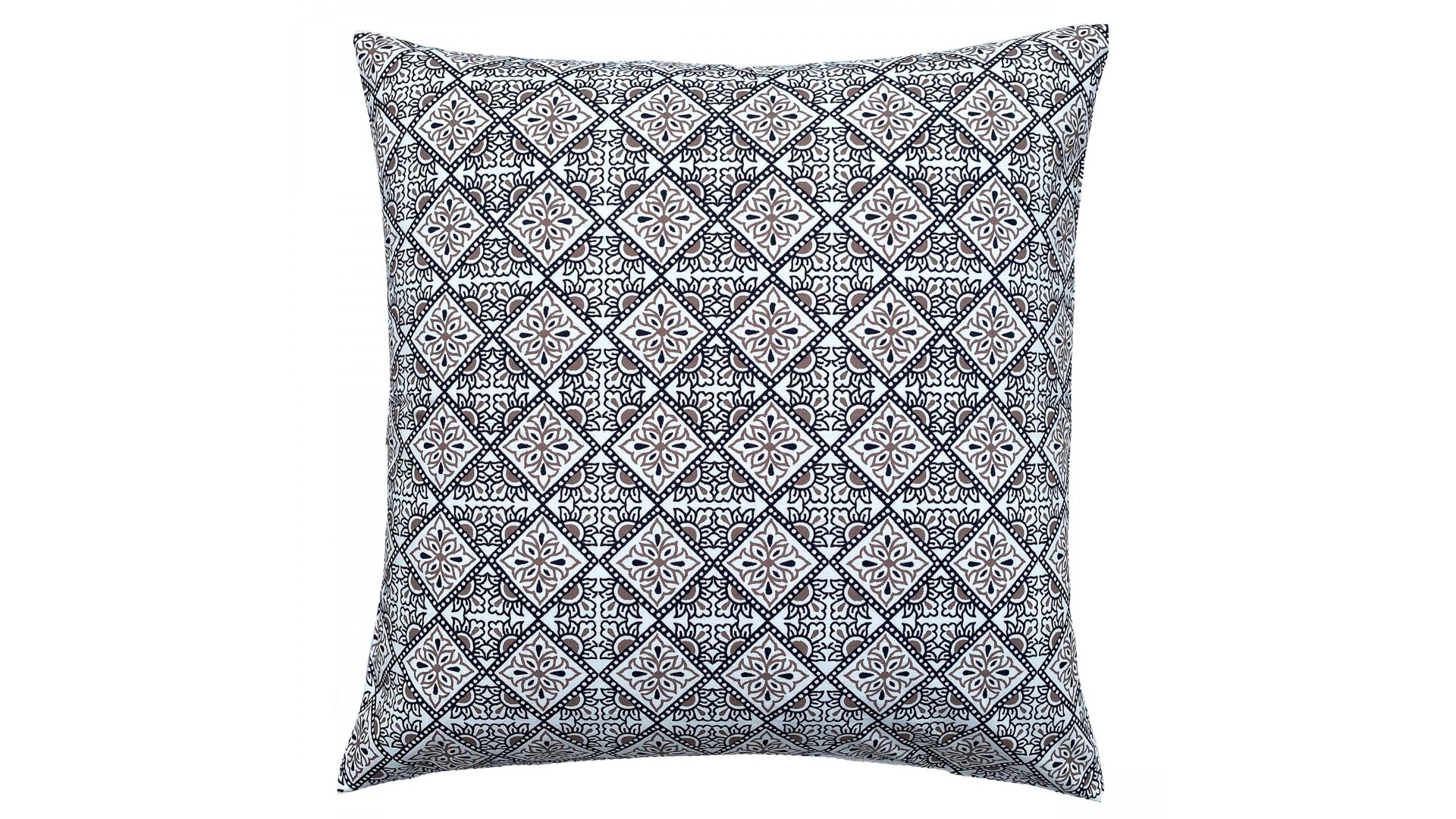 Flen Printed Cushion in Black