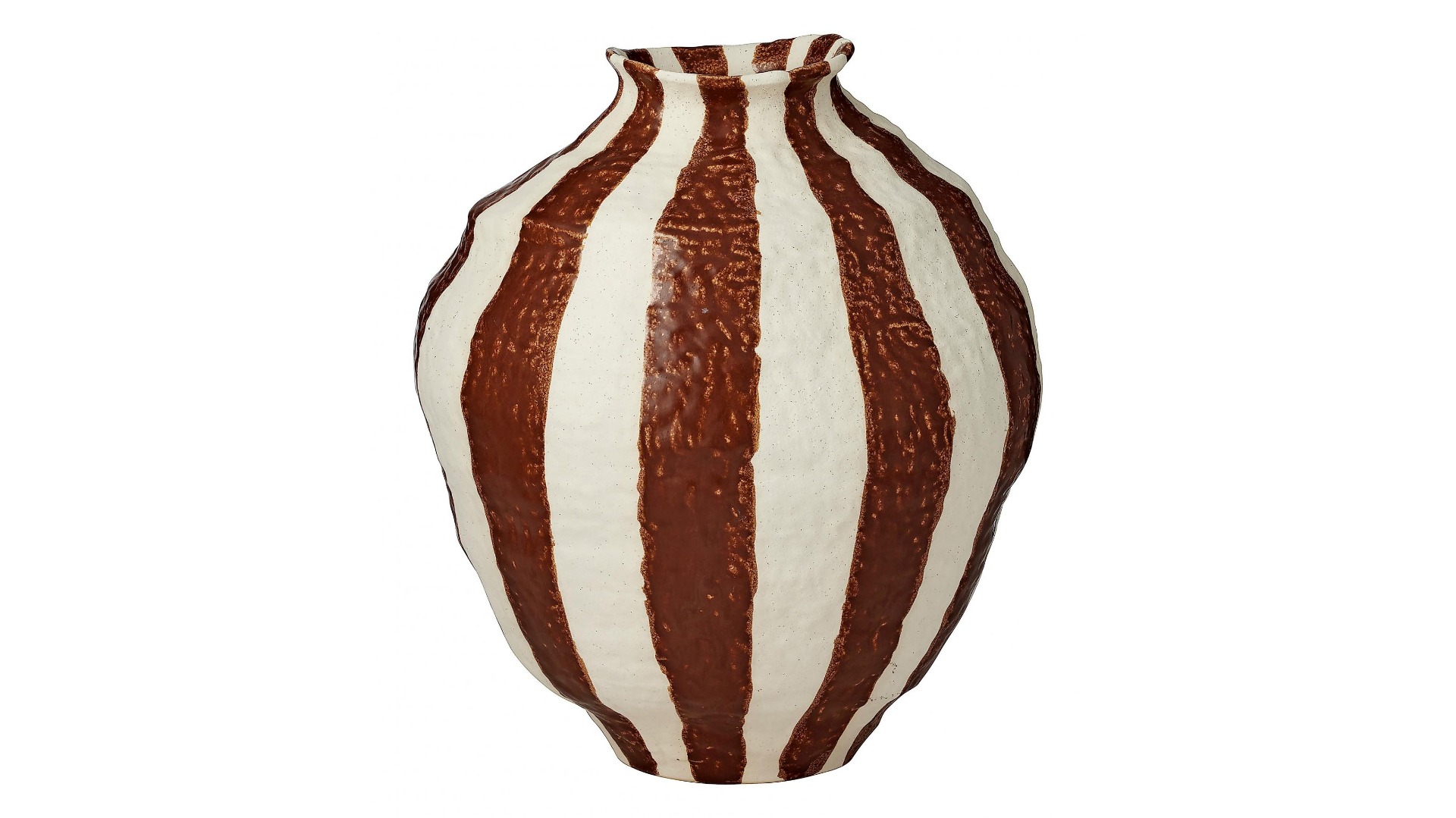 Rayas Vase in Tan