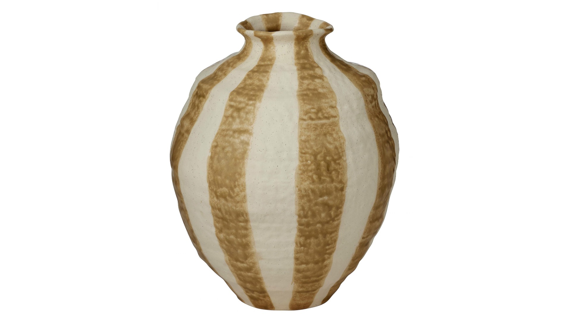 Rayas Vase in Taupe