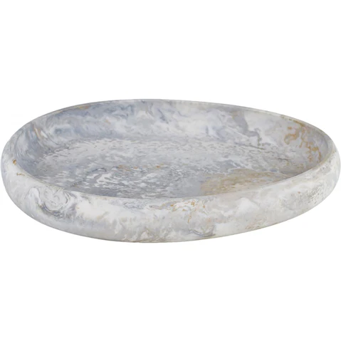 Hadley Pebble Tray in Steel