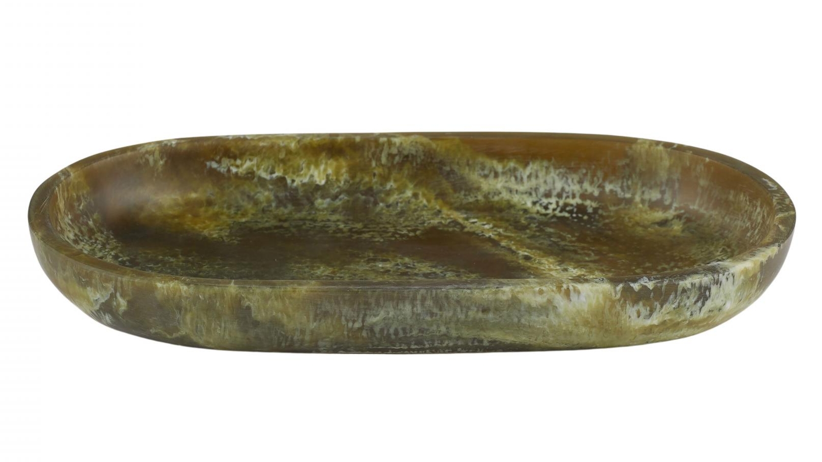 Kip Oval Tray in Olive