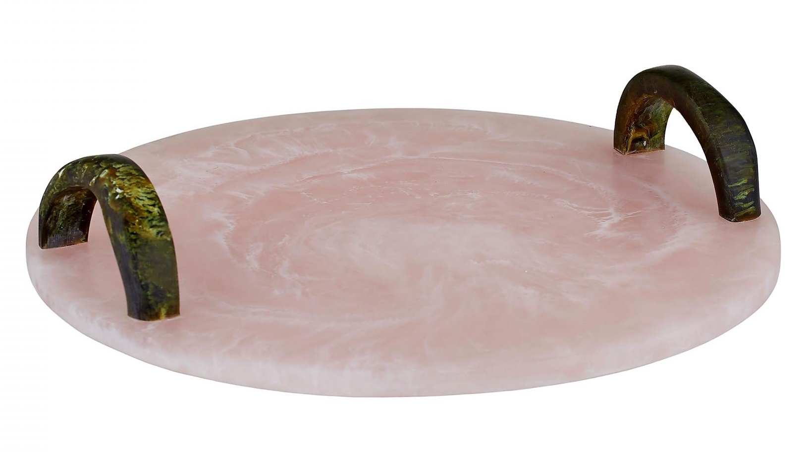 Kip Resin Tray in Nude/Olive