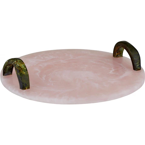 Kip Resin Tray in Nude/Olive