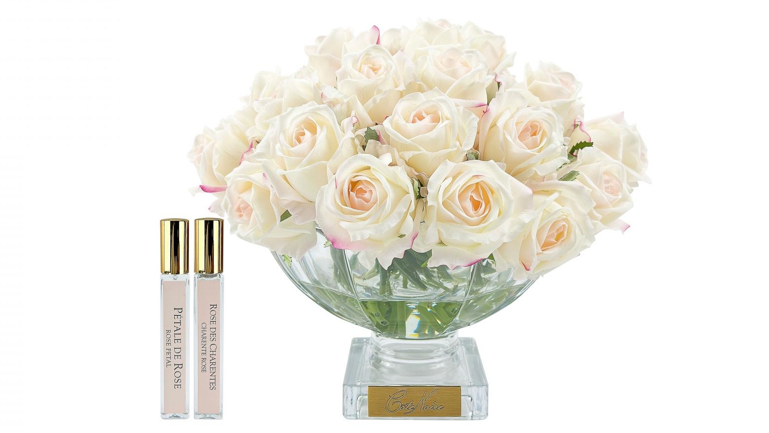 Cote Noire Gold Badge Pink Blush Centrepiece