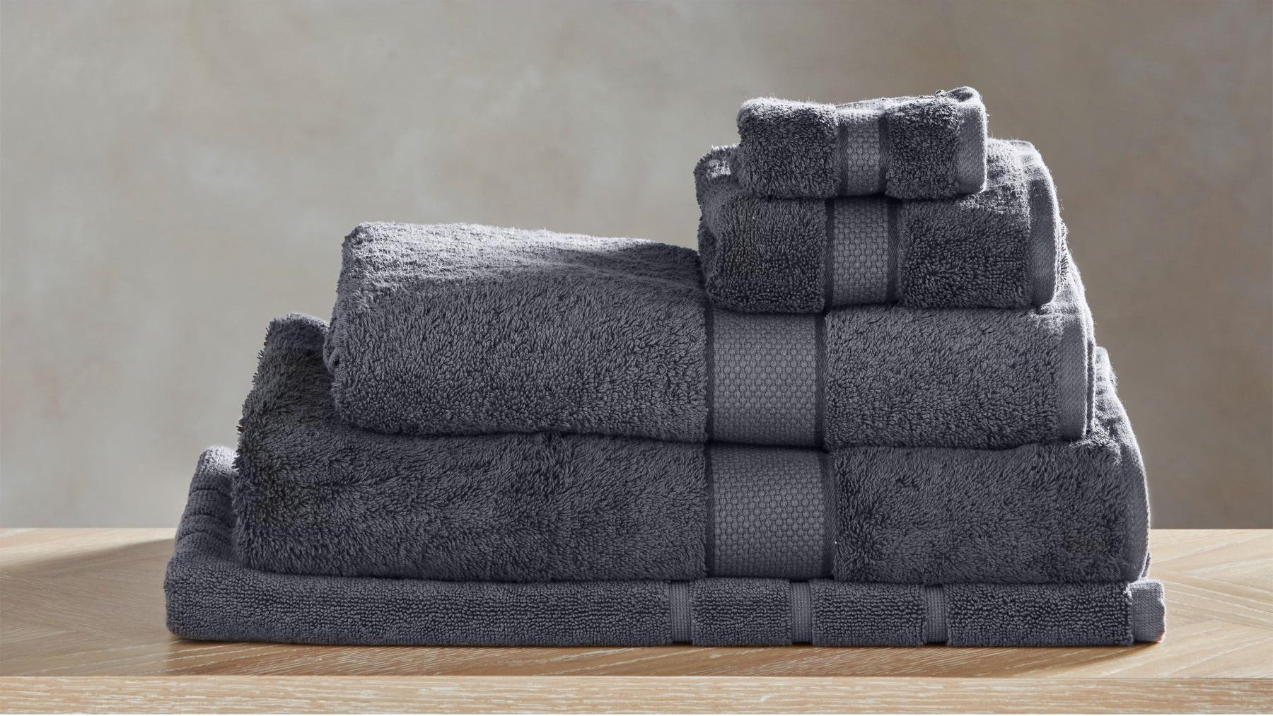 Sheridan Luxury Egyptian Graphite Towels