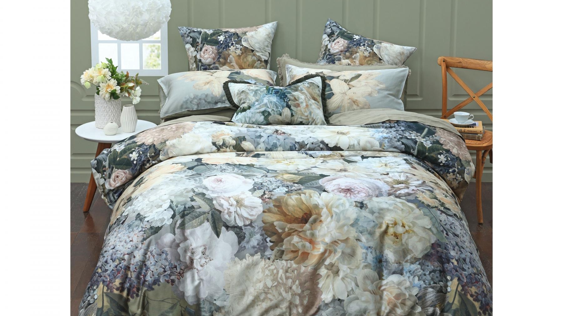 M.M Linen Polly Multi-coloured Quilt Cover Set