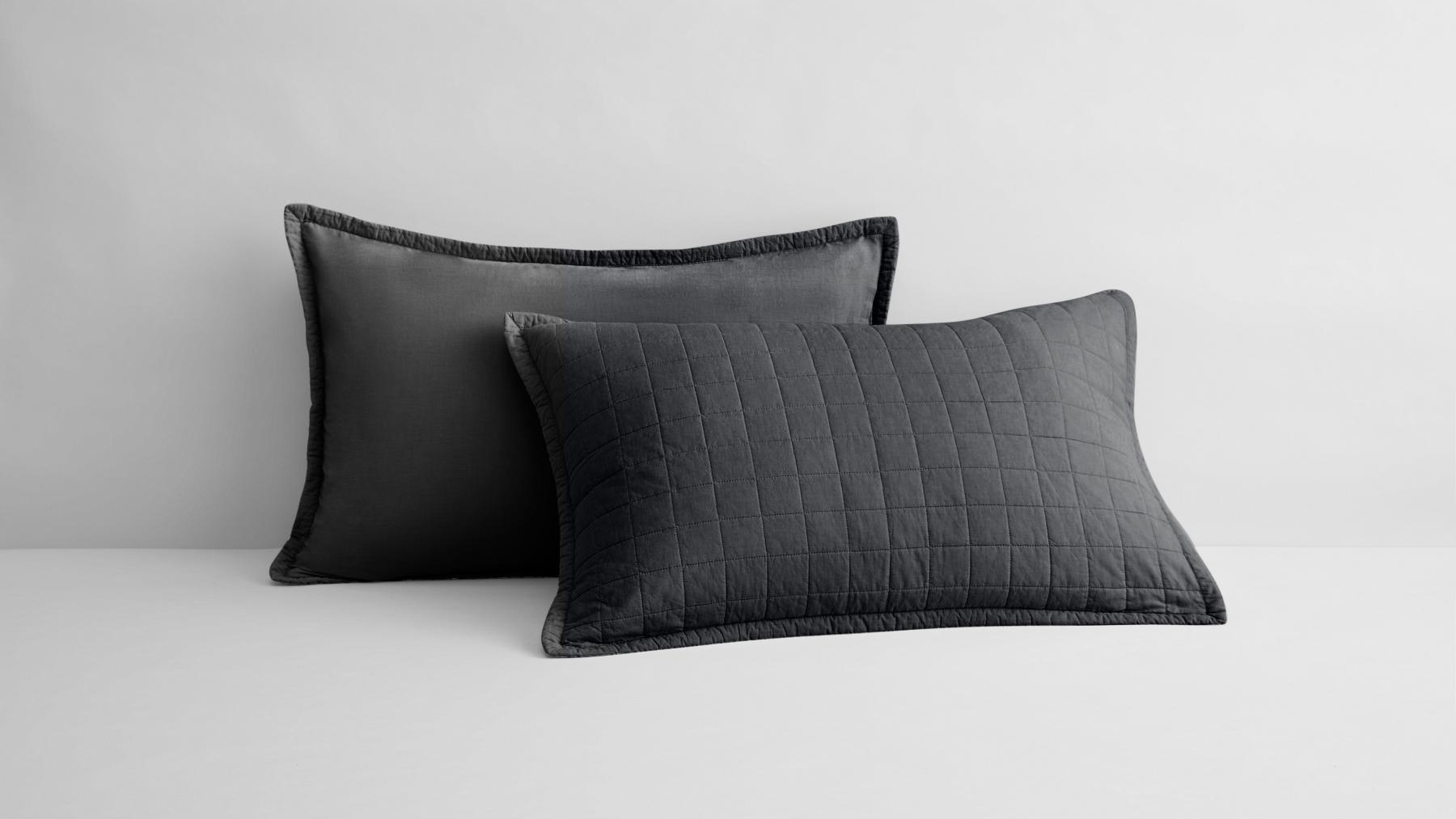 Sheridan Reilly Standard Pillow Sham in Carbon