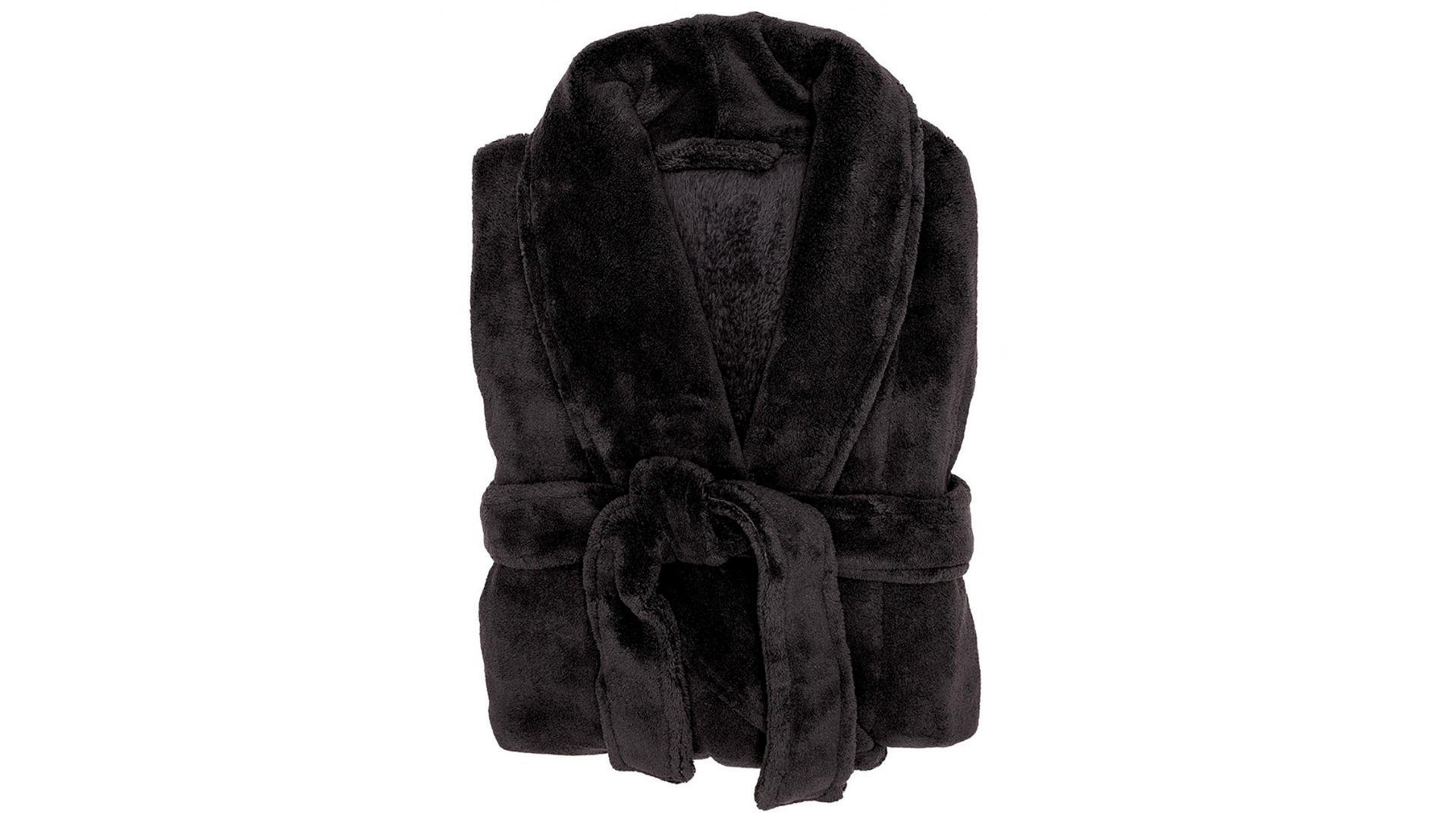 Bambury Microplush Black Robe