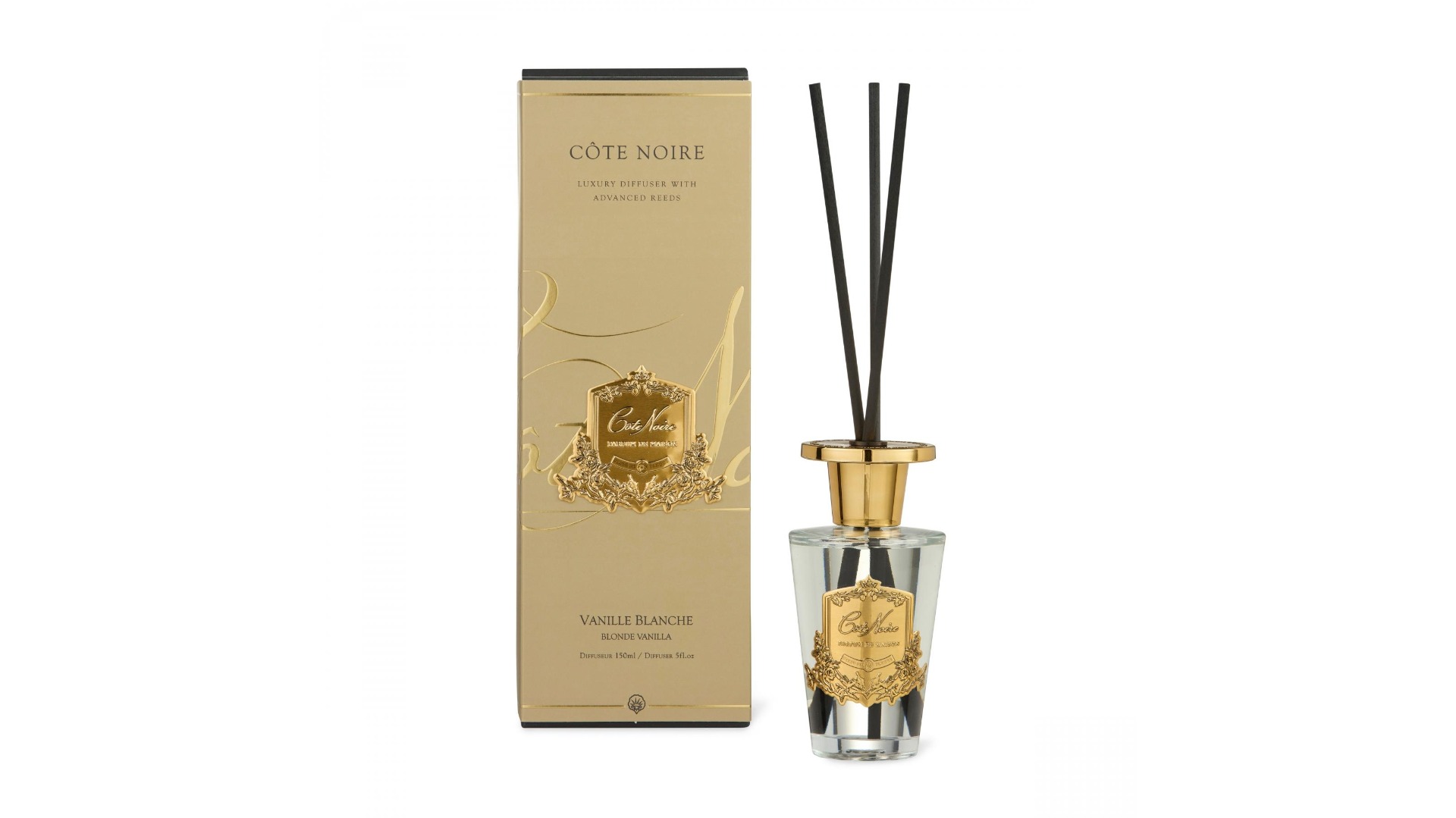 Cote Noire Gold Badge Blonde Vanilla 150ml Diffuser