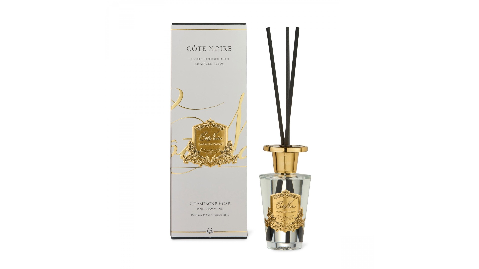 Cote Noire Gold Badge Pink Champagne 150ml Diffuser