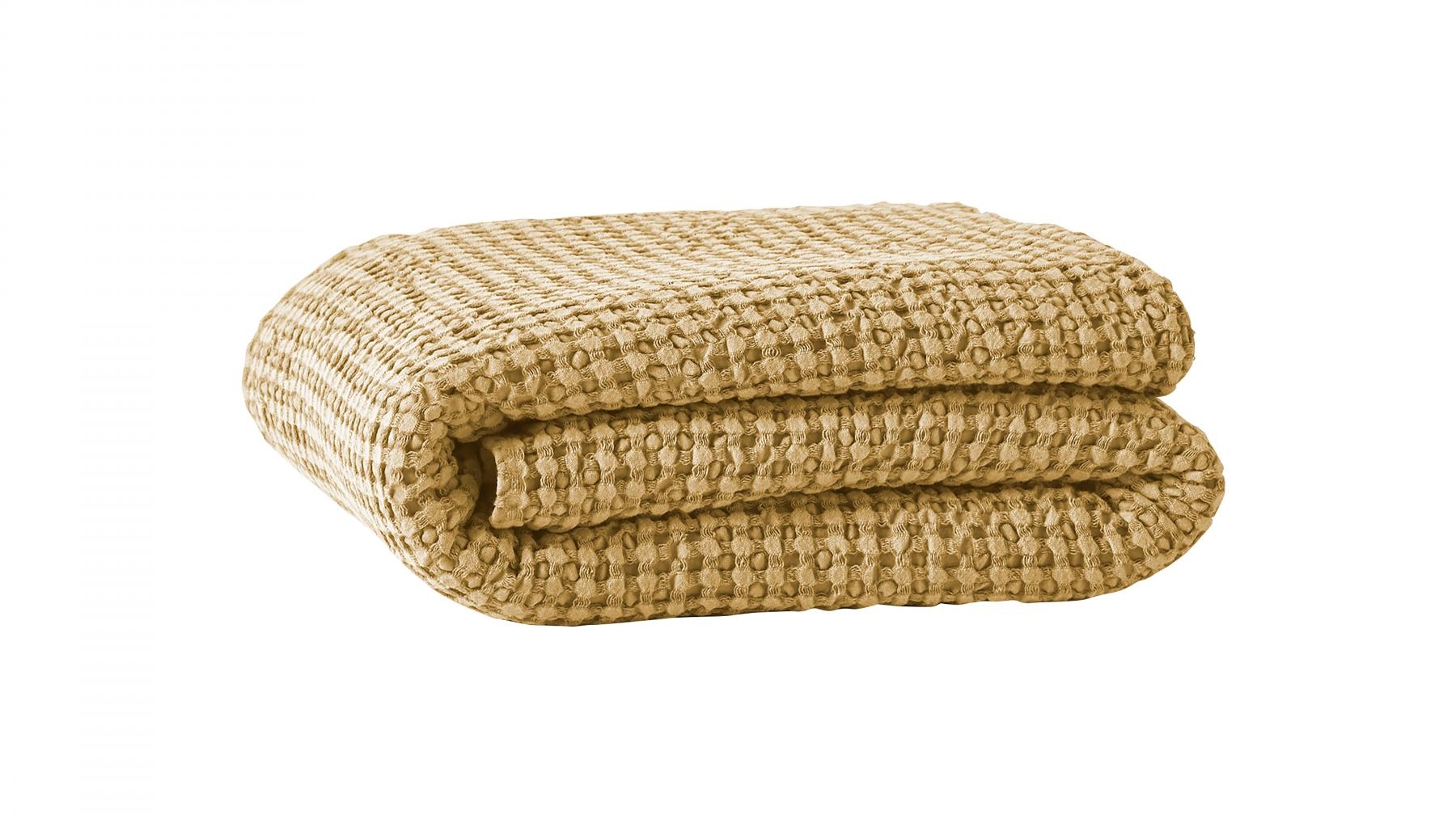 Aura Waffle Caramel Throw