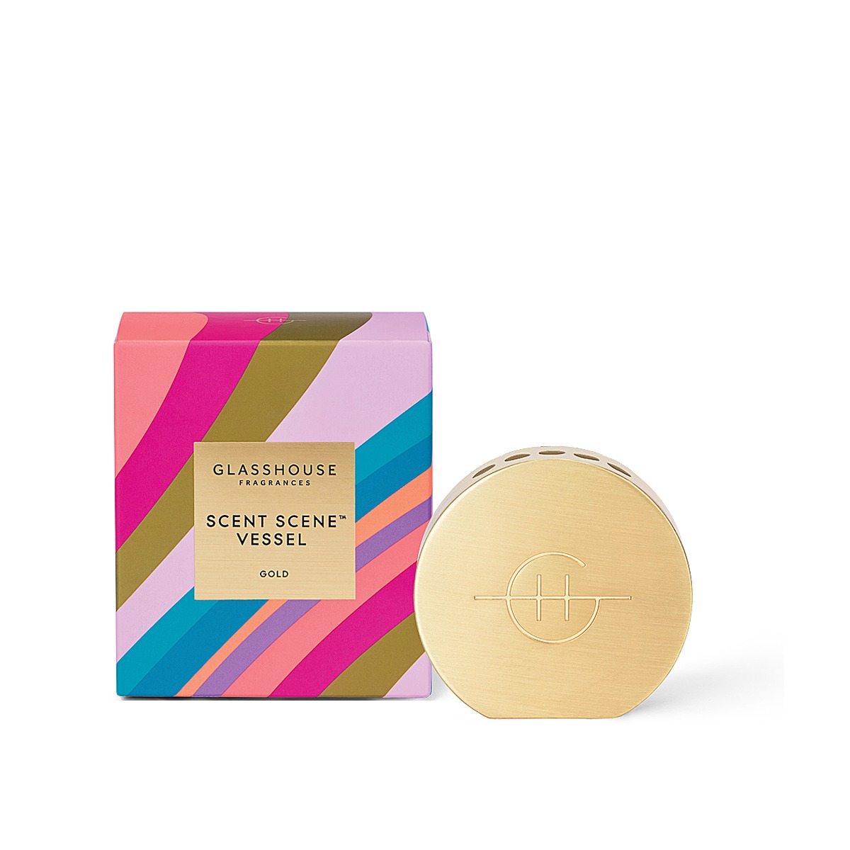 Glasshouse Scent Scene Duo Metal Vessel