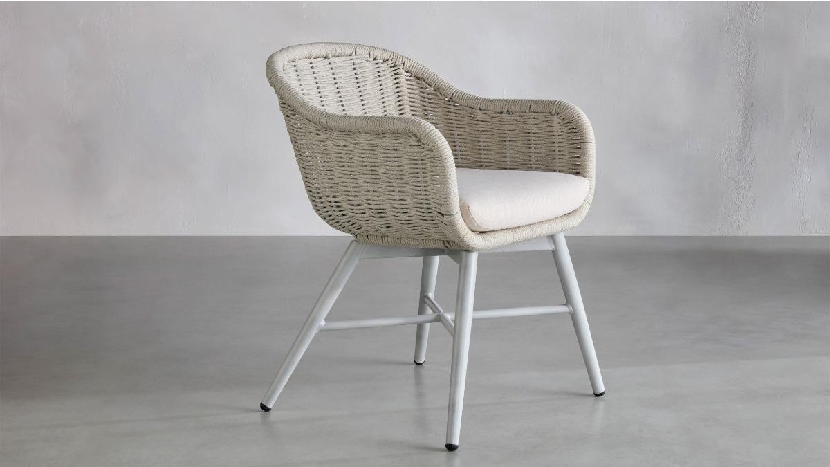 Sundown Outdoor Dining Chair in Beige