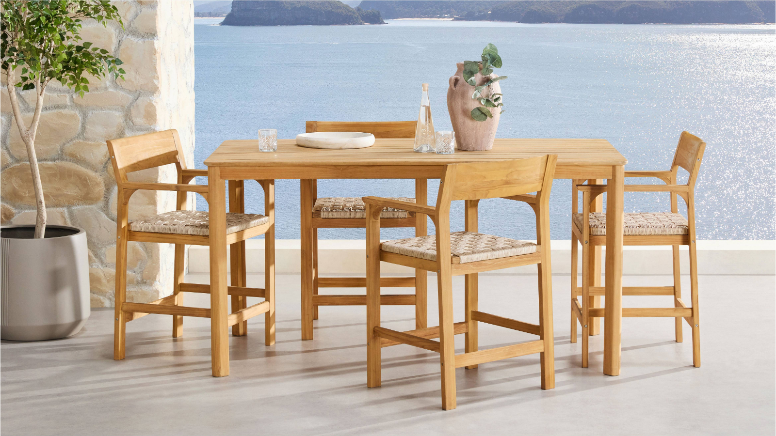 Sicily Outdoor Bar Table