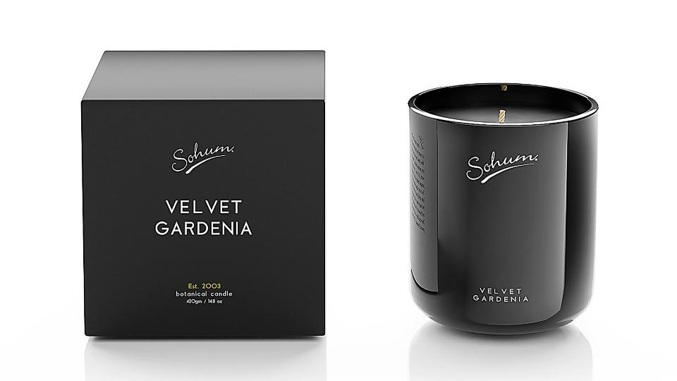 Sohum Signature Velvet Gardenia 420g Candle
