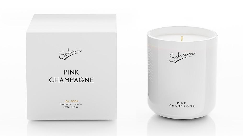 Sohum Signature Pink Champagne 420g Candle