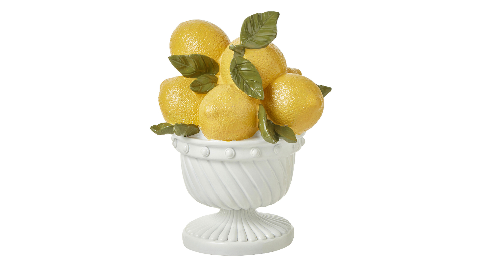 Limone Fruit Bowl in Yellow/Ivory