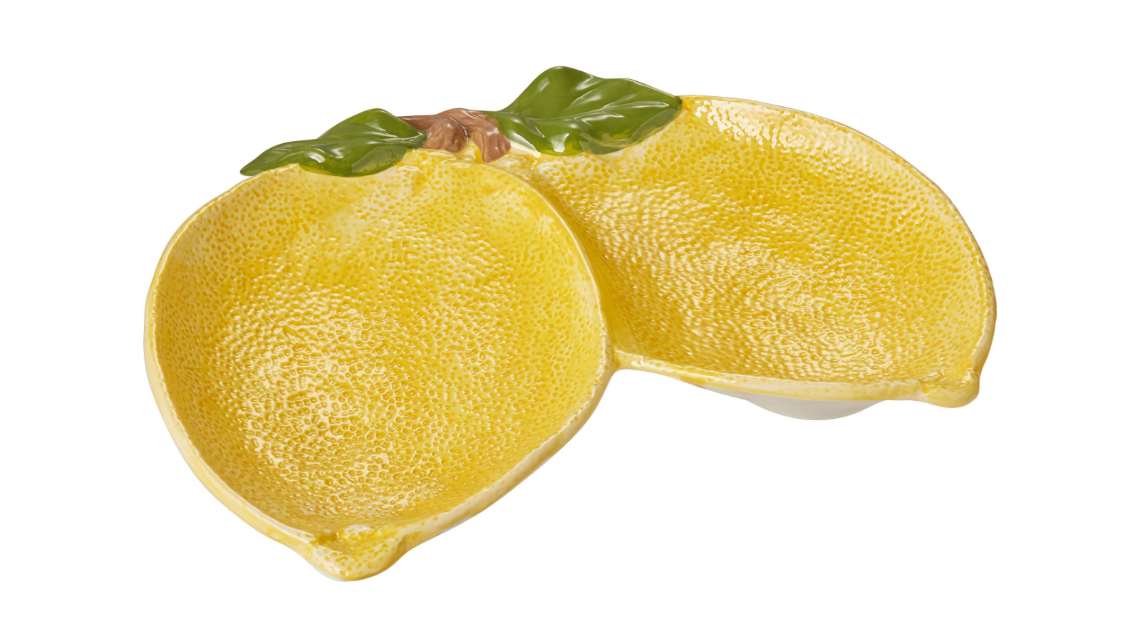 Limone Double Plate in Yellow