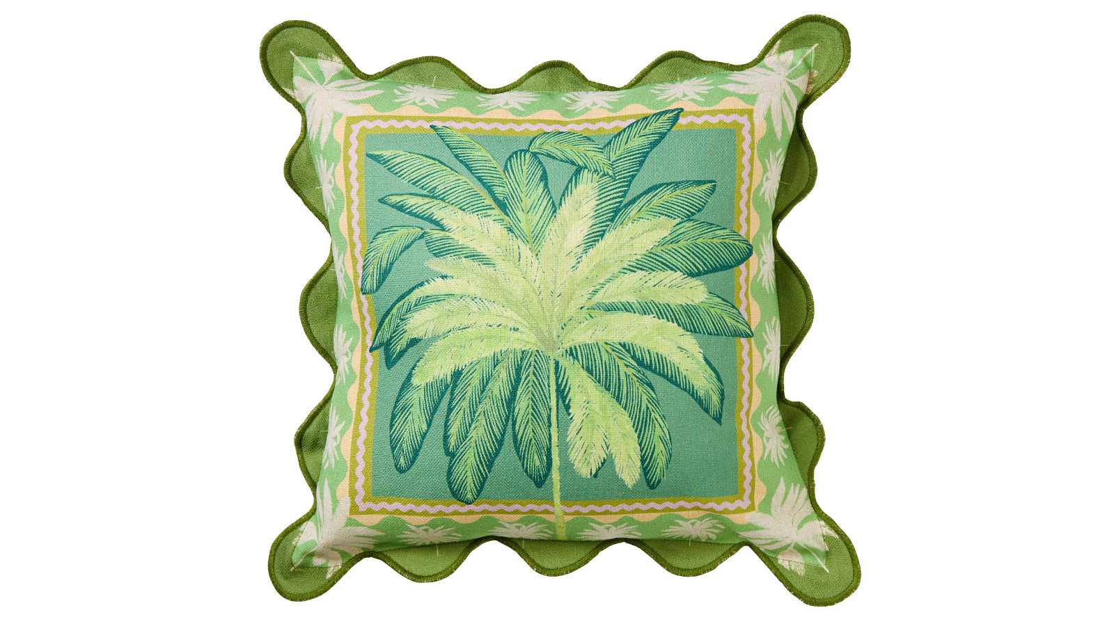 Luana Outdoor Cushion in Green