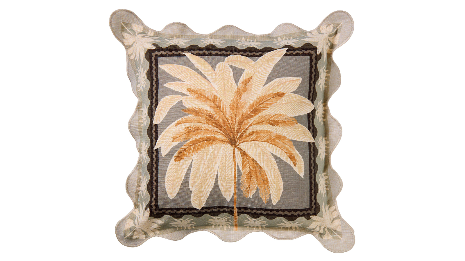 Luana Outdoor Cushion in Grey