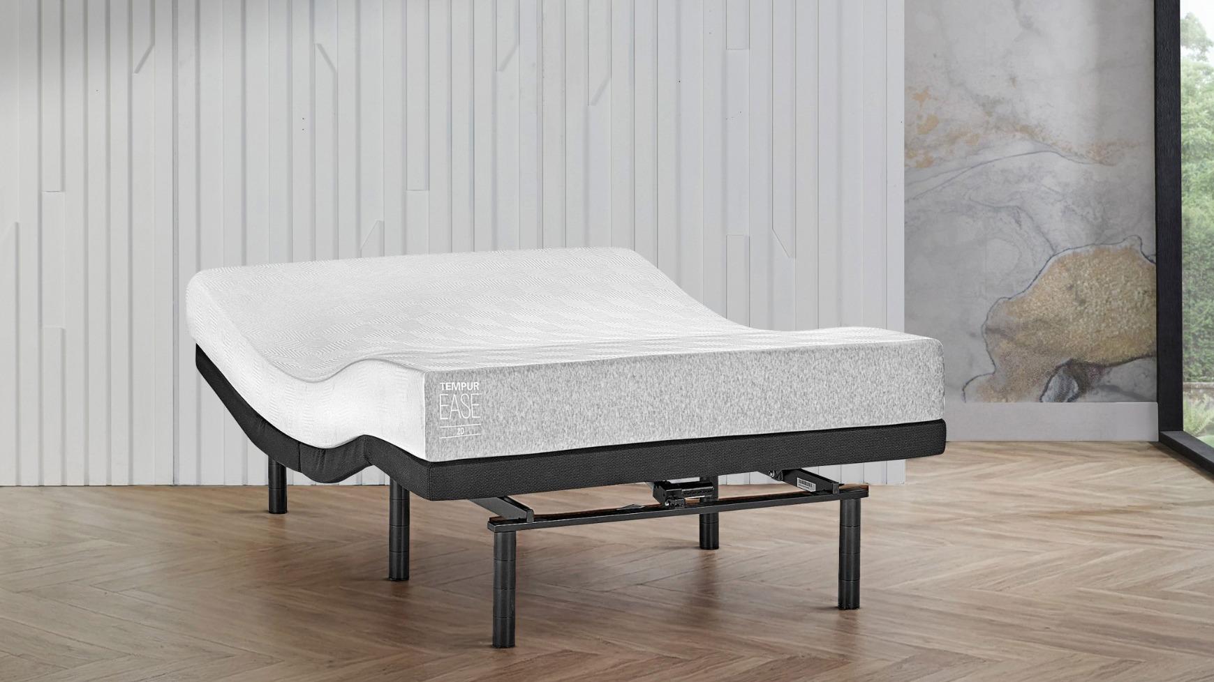 Tempur Ease 20cm Medium Mattress + Zero-G Ease 3.0 Adjustable Bed Base Queen Bundle