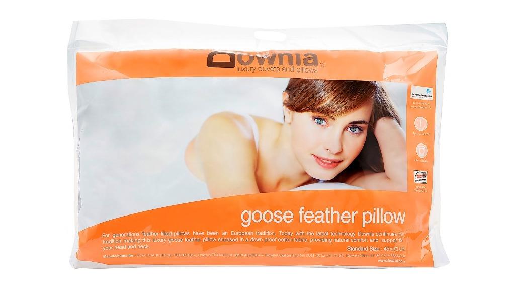 Downia Goose Feather Pillow - Standard Size
