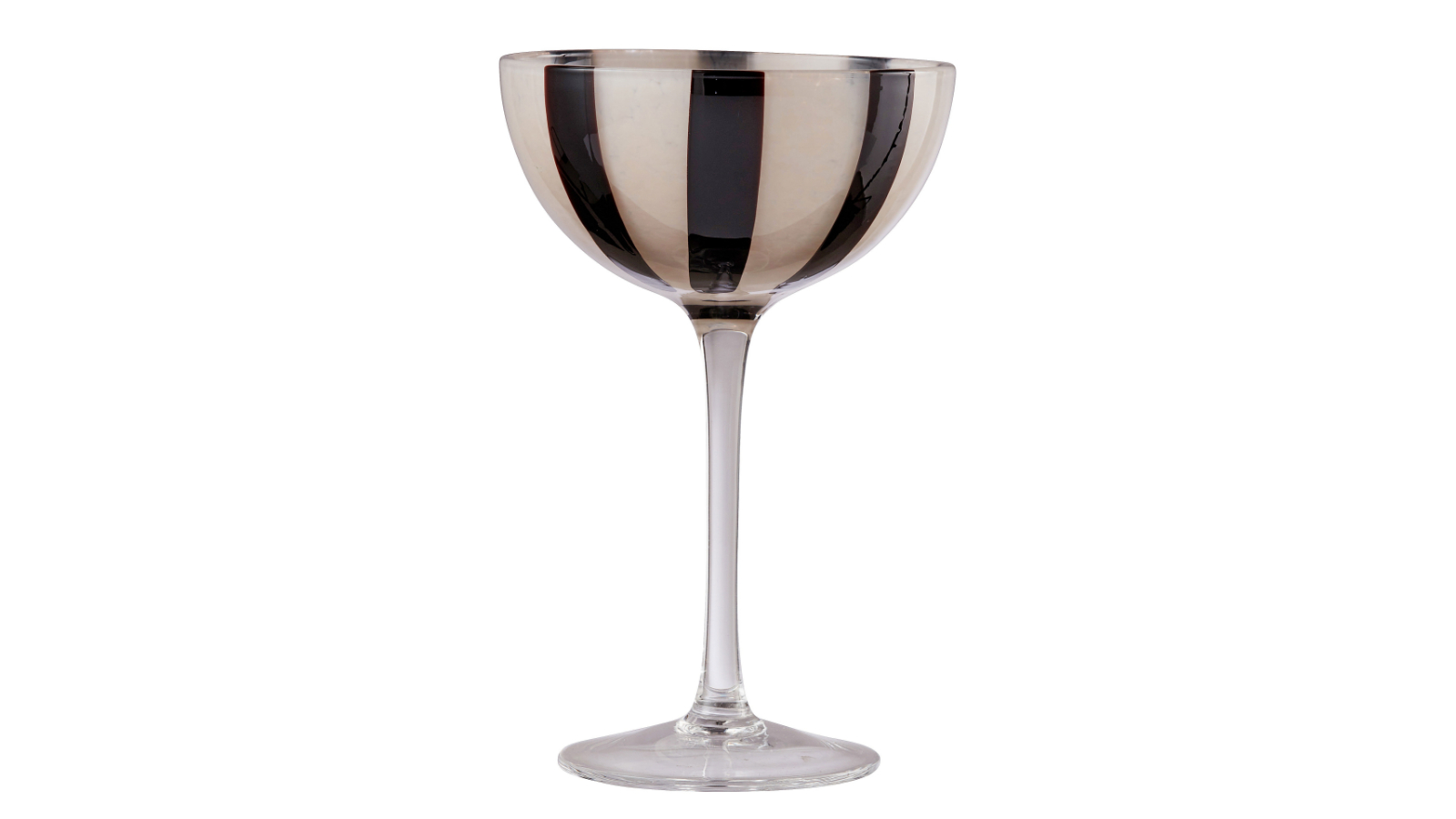 Aperitivo Set of 2 Coupe Glass in Nude/Black