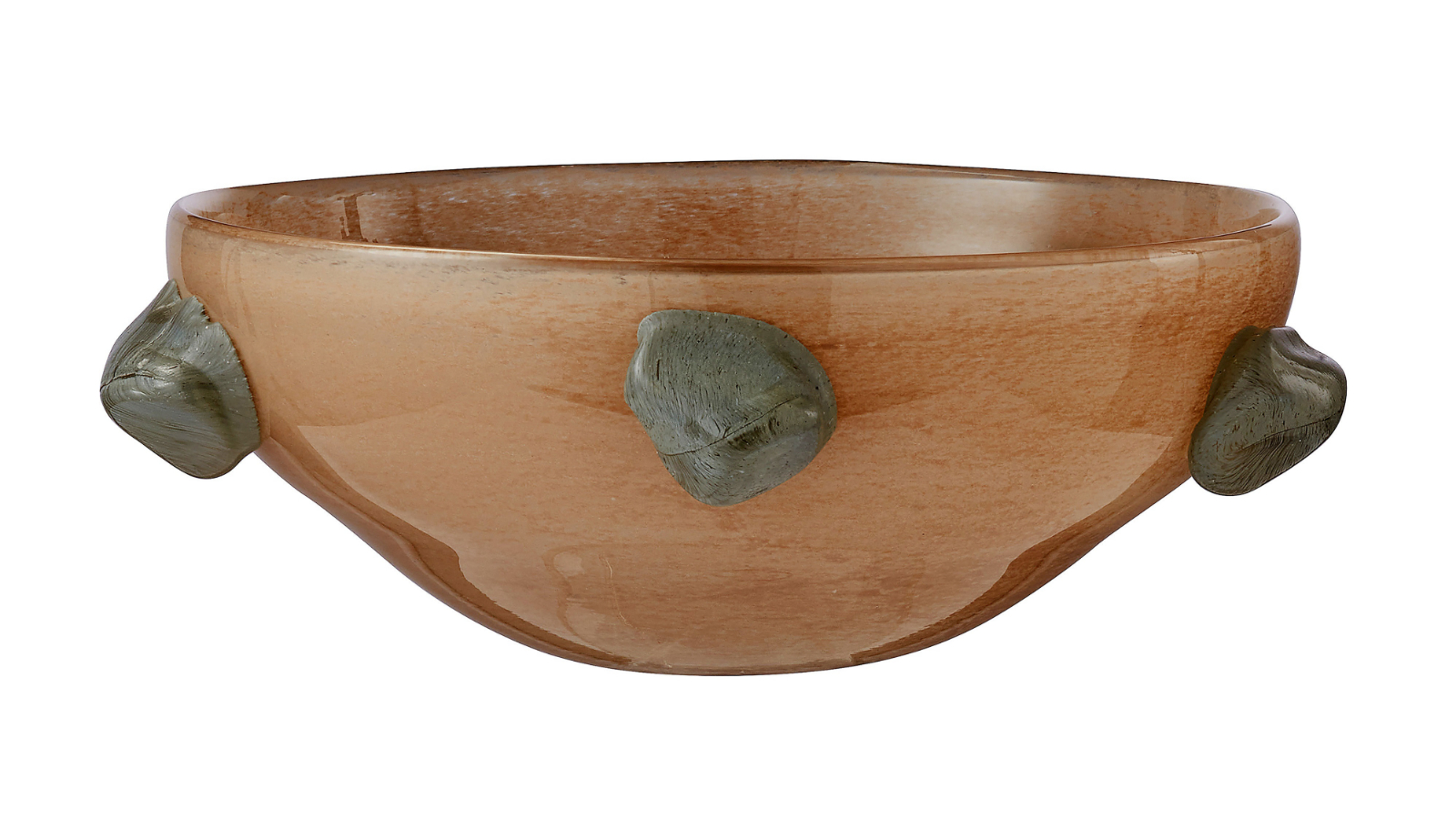 Miles Bowl in Taupe/Steel