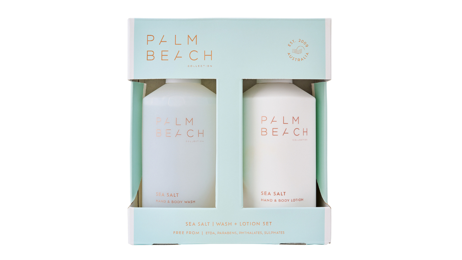 Palm Beach Collection Hand and Body Wash + Lotion Gift Pack - Sea Salt
