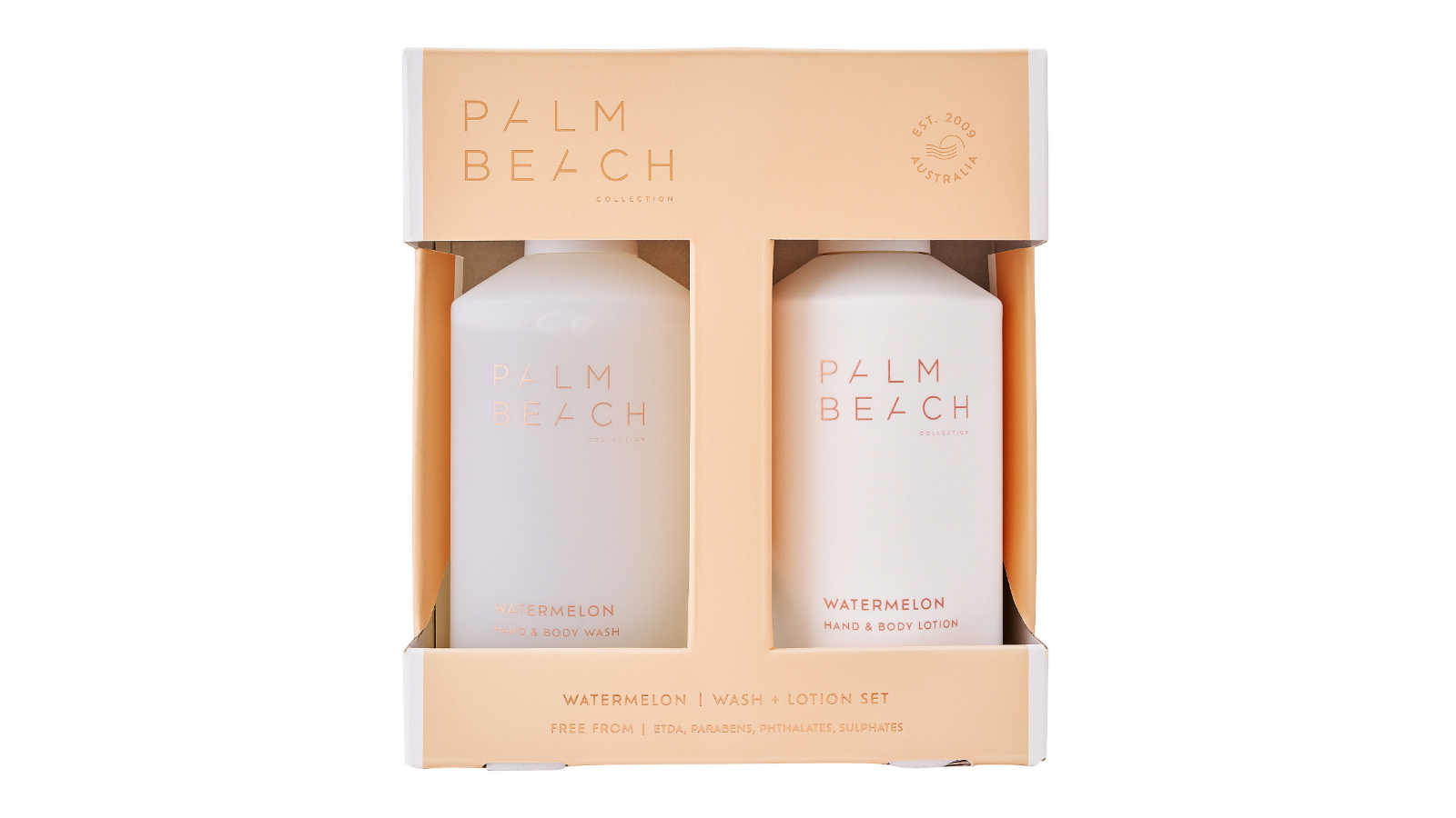 Palm Beach Collection Hand and Body Wash + Lotion Gift Pack - Watermelon