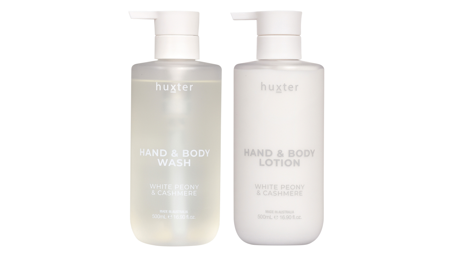 Huxter White Peony and Cashmere Wash and Lotion Duo