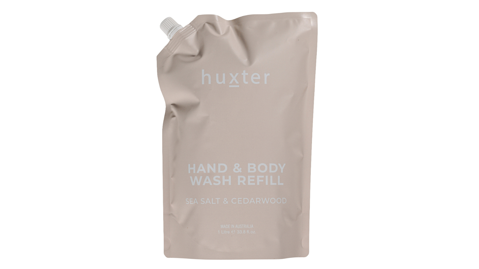 Huxter Sea Salt and Cedarwood Hand and Body Wash 1 Litre Refill