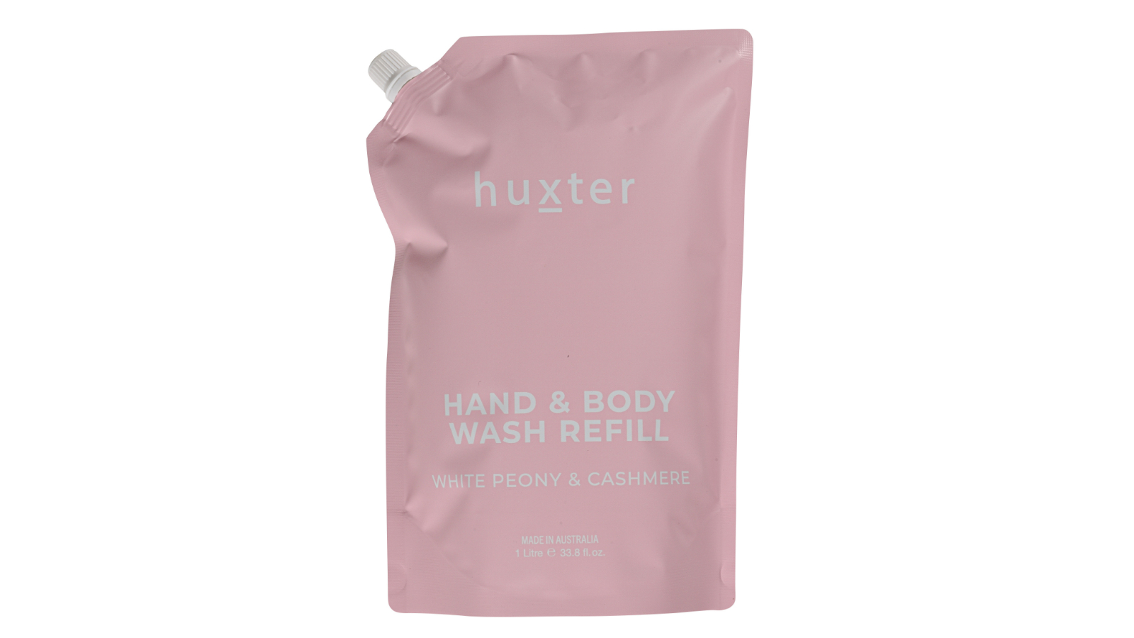 Huxter White Peony and Cashmere Hand and Body Wash 1 Litre Refill