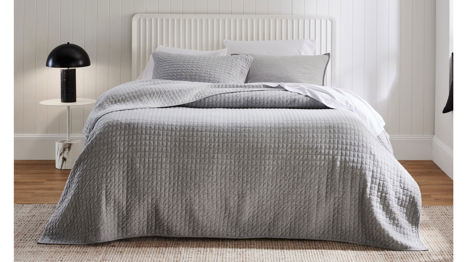 Sheridan Tilse Grey Marle Queen Coverlet
