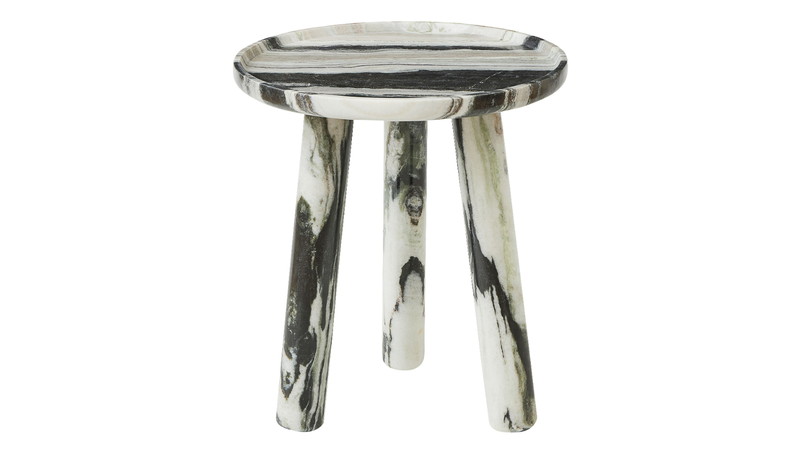 Taylor Marble Side Table in Black