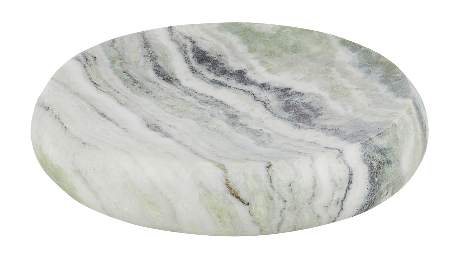 Mineral Marble Dish in Green