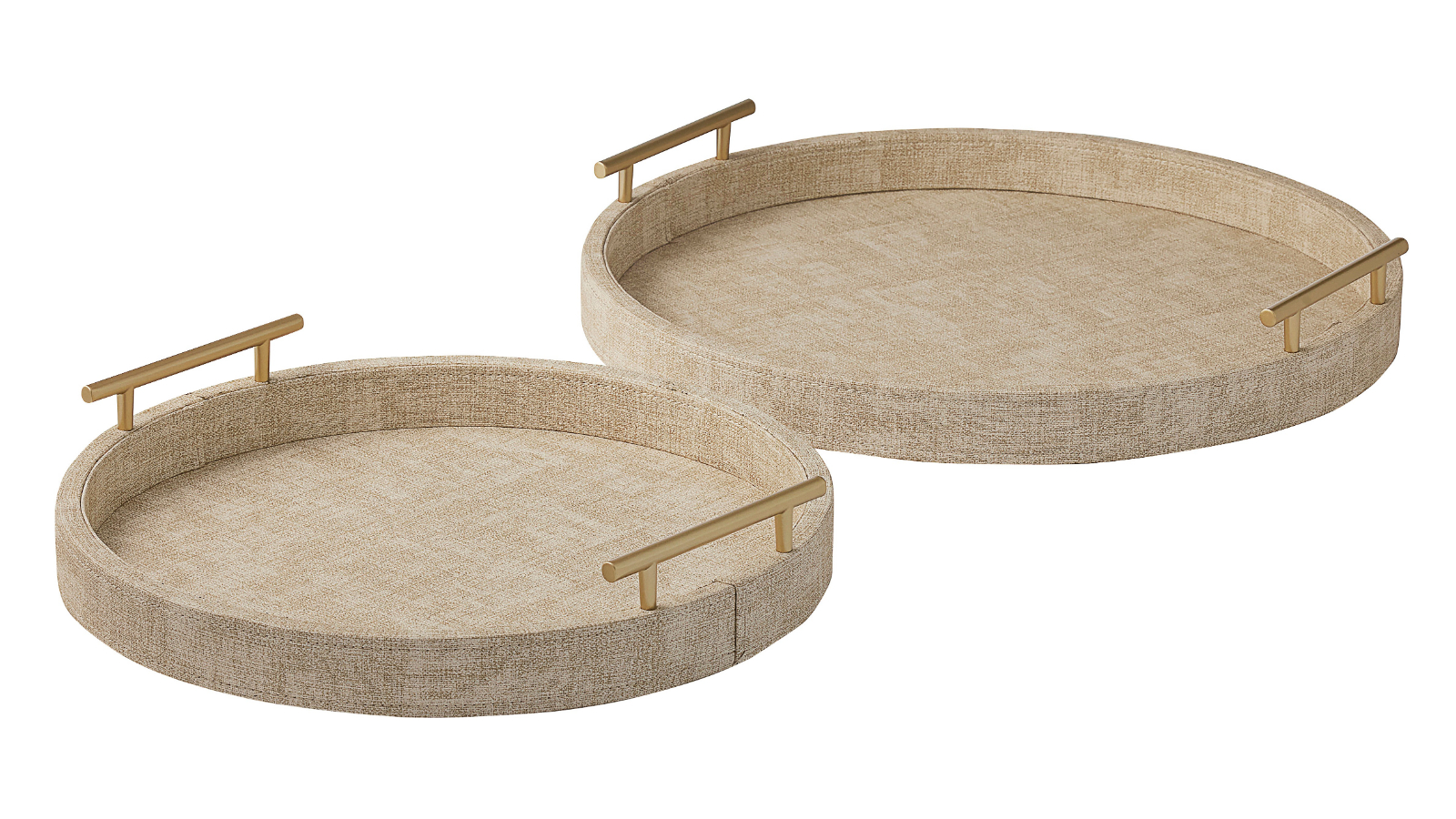 Miller Set of 2 Textured Trays