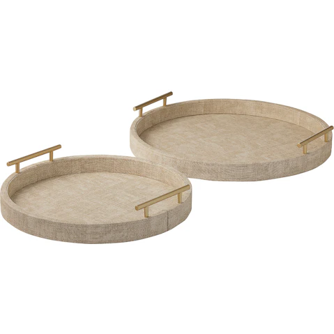 Miller Set of 2 Textured Trays