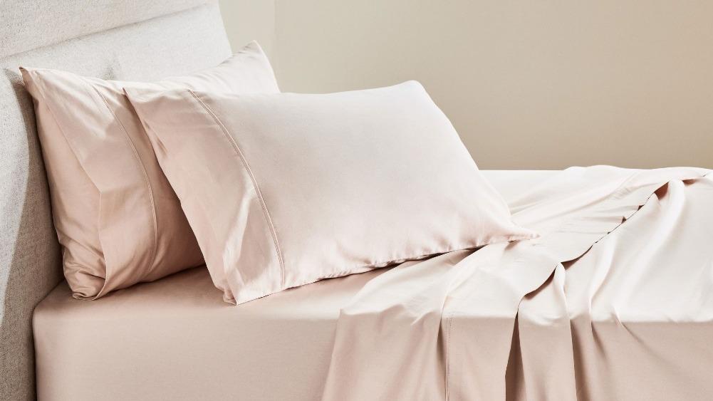 Domayne Luxuries 300TC Set of 2 Lychee Standard Pillowcases