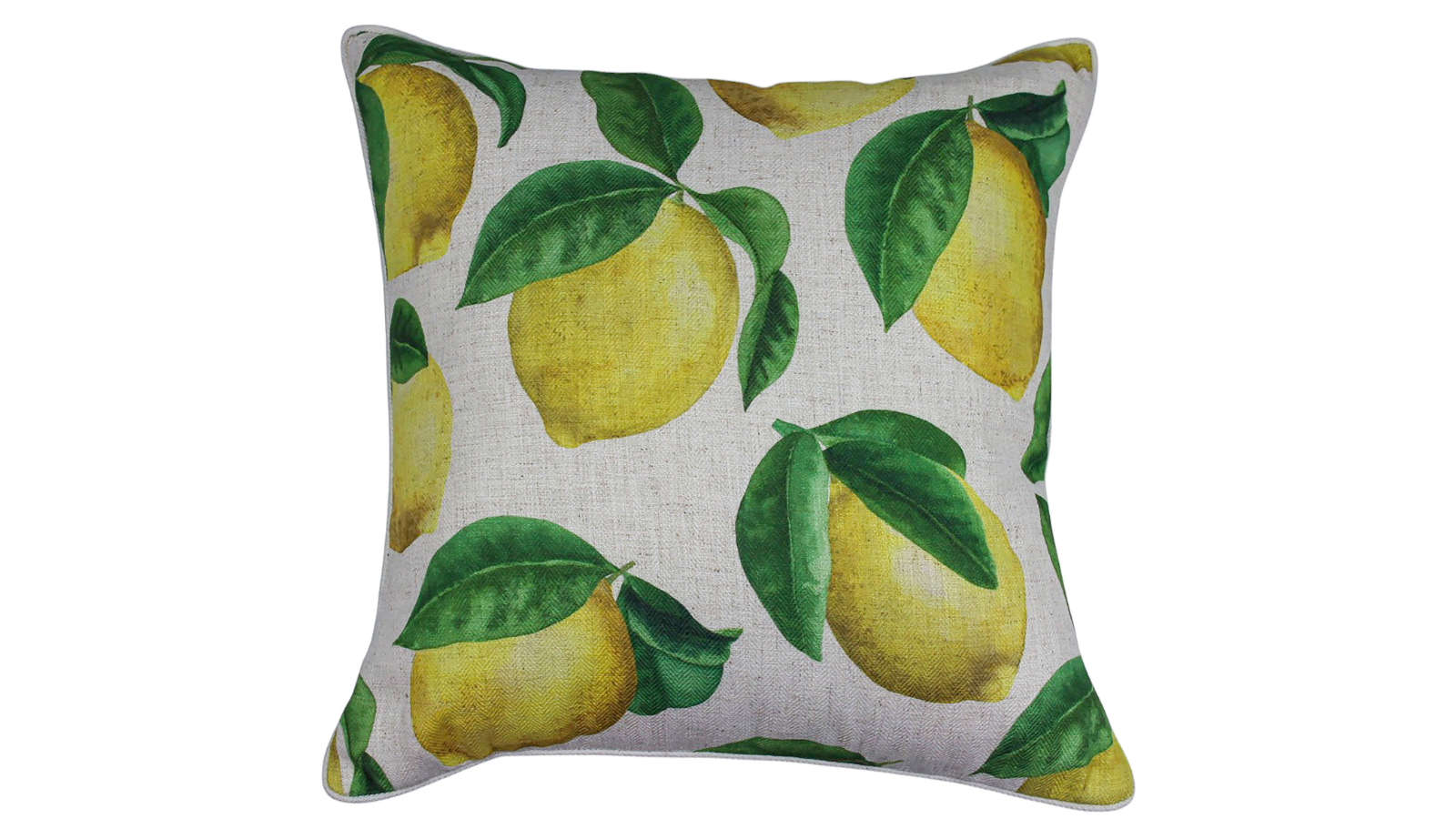 Lemon Squeeze Linen Cushion