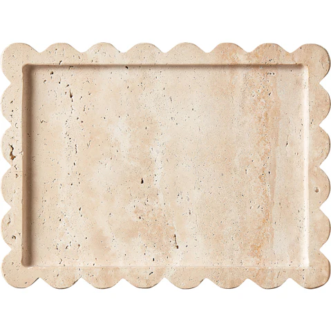 Theodore Travertine Tray