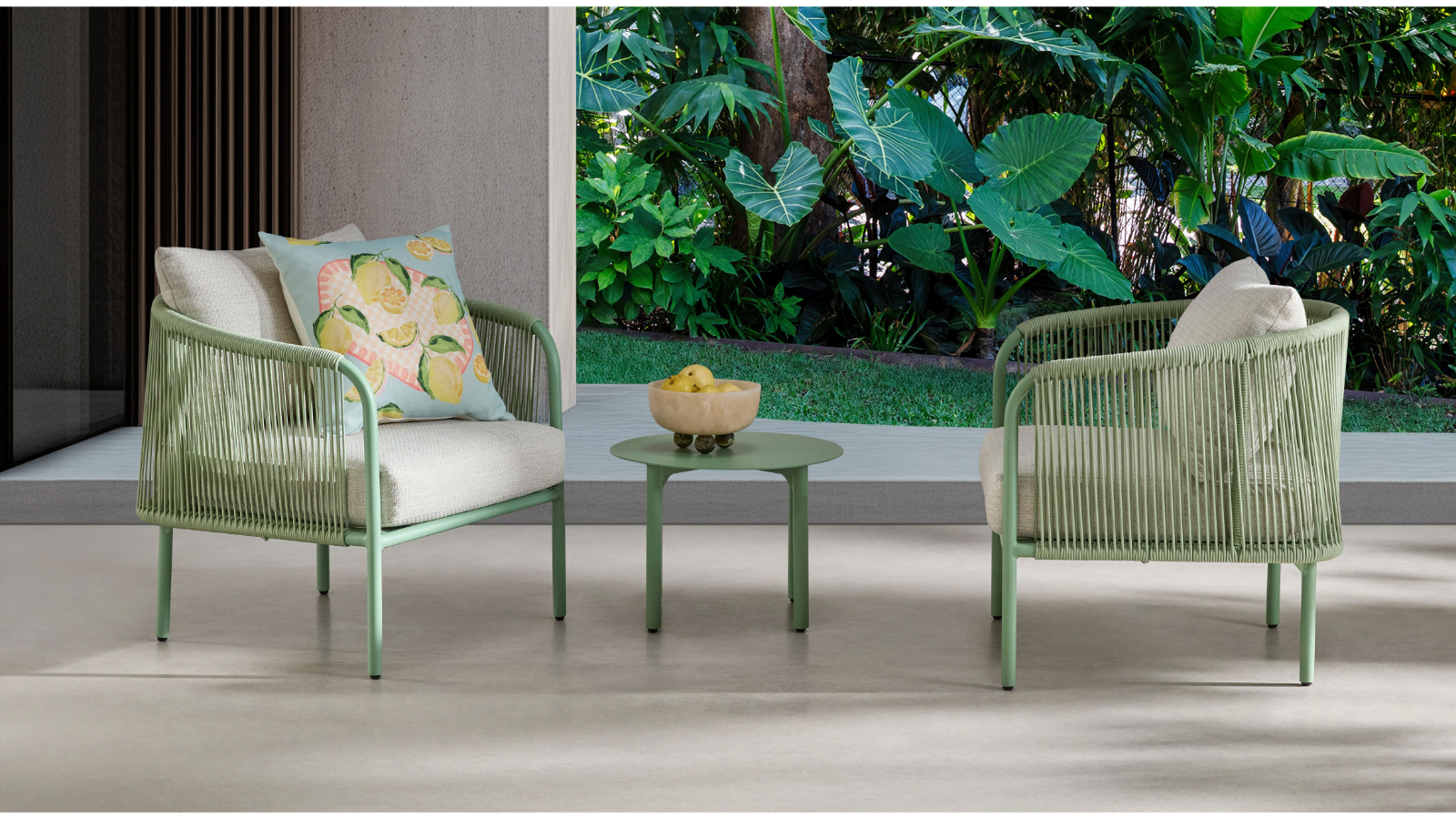 Luccio 3-Piece Outdoor Chat Setting