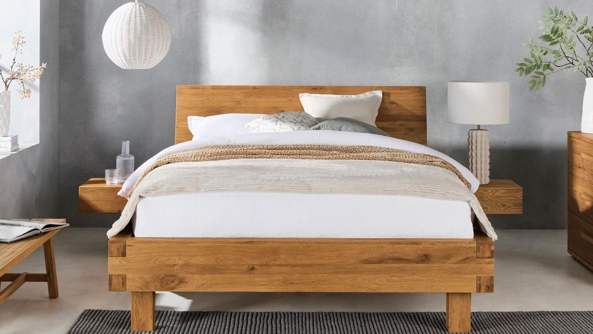 Lenny Bed with Bedside Table