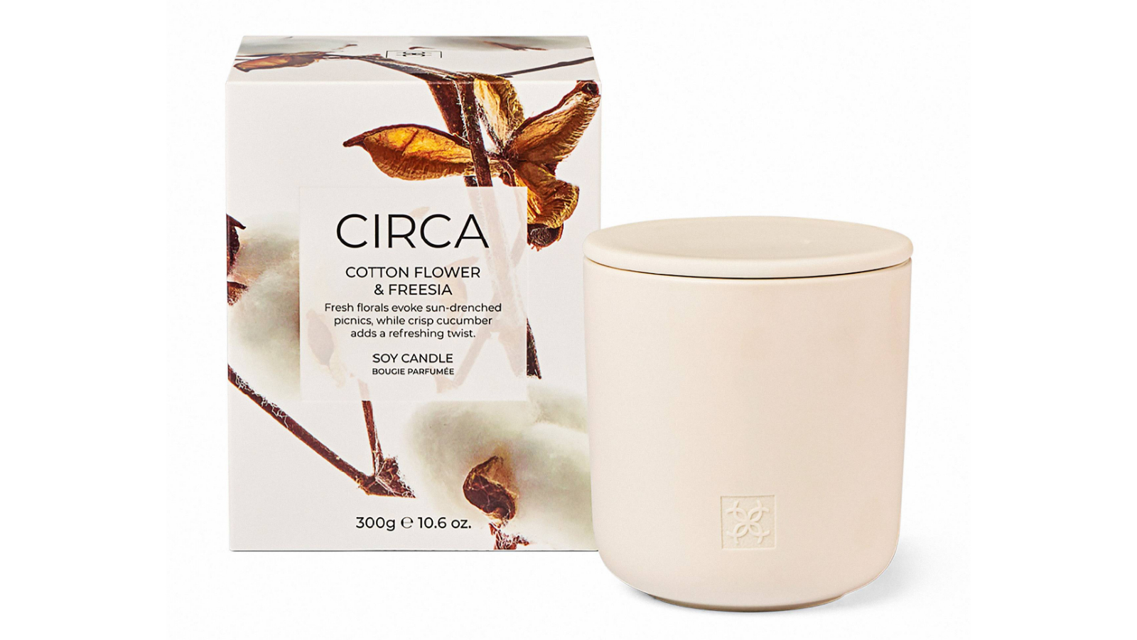 Circa Cotton Flower and Freesia 300g Candle
